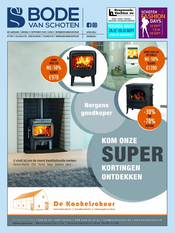 Voorpagina Bode van Schoten editie 1700 van 8 september 2020
