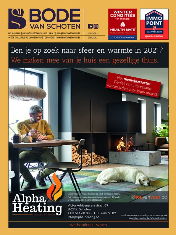 Voorpagina Bode van Schoten editie 1708 van 29 december 2020