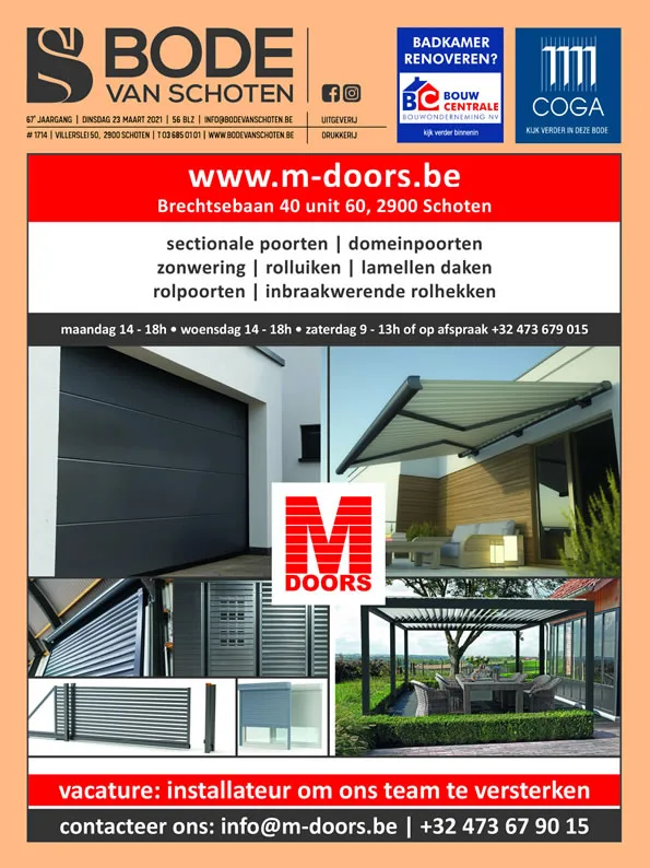 Voorpagina Bode van Schoten editie 1714 van 23 maart 2021