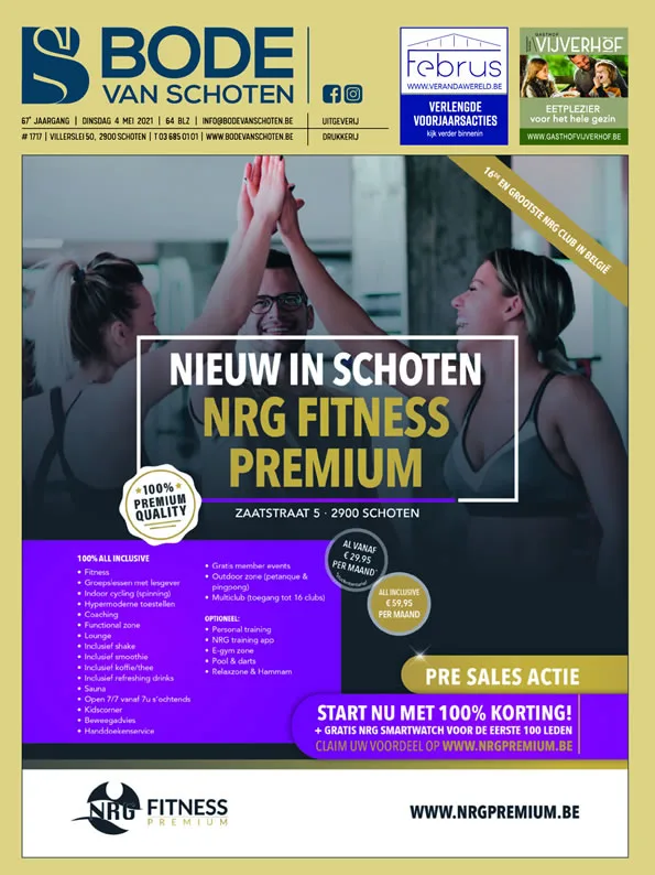 Voorpagina Bode van Schoten editie 1717 van 4 mei 2021