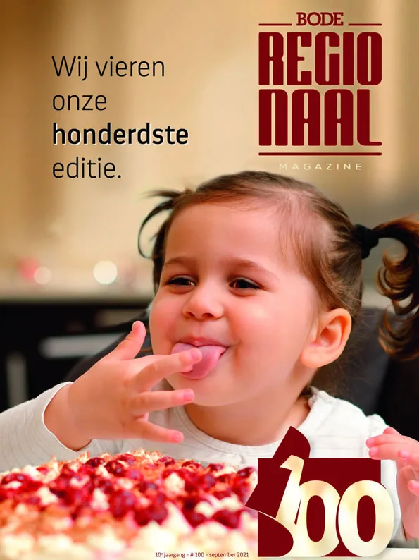 Voorpagina Regionaal Magazine editie 100 van 14 september 2021