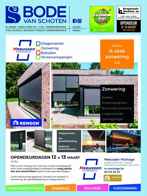 Voorpagina Bode van Schoten editie 1738 van 8 maart 2022