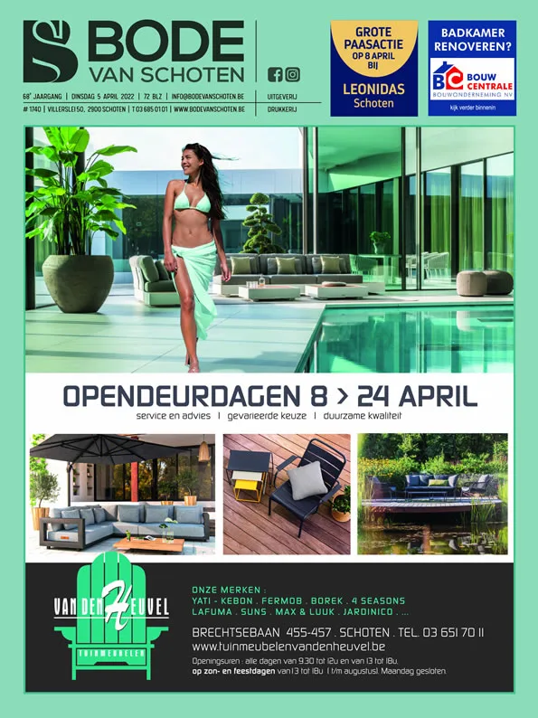 Voorpagina Bode van Schoten editie 1740 van 5 april 2022
