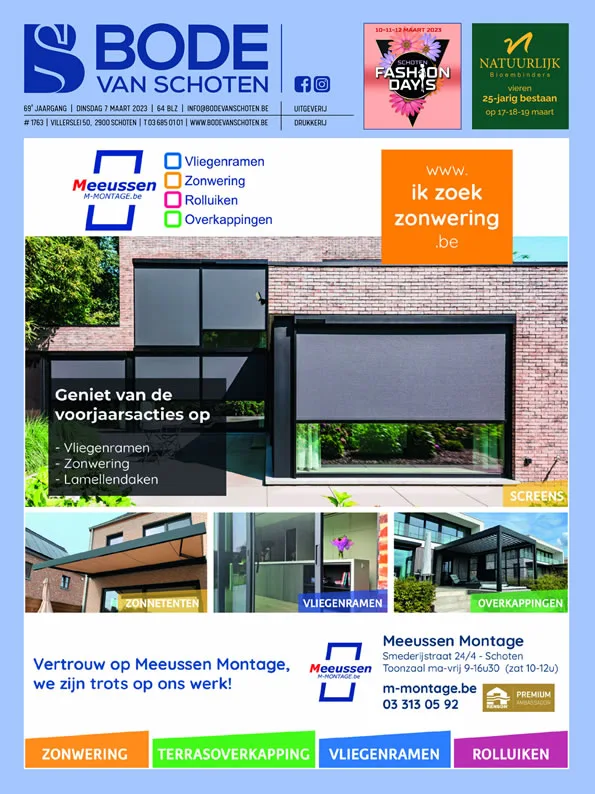 Voorpagina Bode van Schoten editie 1763 van 7 maart 2023