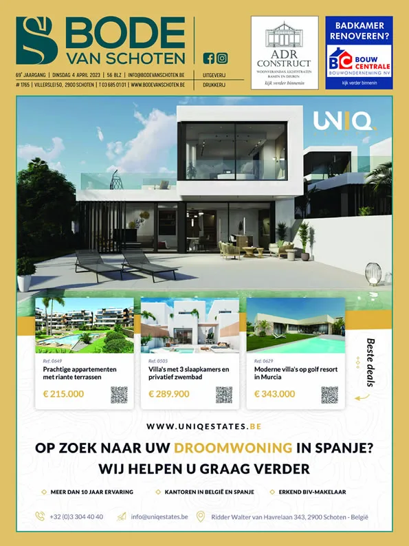 Voorpagina Bode van Schoten editie 1765 van 4 april 2023